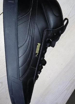 Кроссовки puma caven mid boot sneakers, черные, размер 45 (29,5 см)4 фото