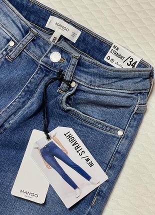 Классные стрейчевые женские джинсы известного испанского бренда mango.👖5 фото