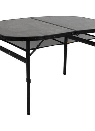 Стіл кемпінговий bo-camp northgate oval 120x80 cm black/grey (1404187)