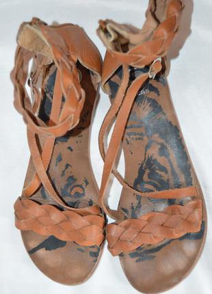 Босоніжки сандалі шкіряні sacha розмір 39 40, босоножки3 фото