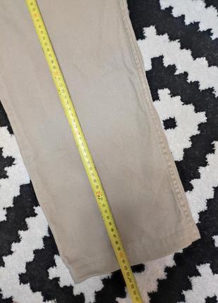 Брюки брюки джинсы мужские бежевые прямые широкие плотные повседневные west rock, размер xl - 2xl9 фото