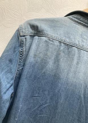 Pepe jeans джинсова сорочка, денім рубашка. розмір l9 фото