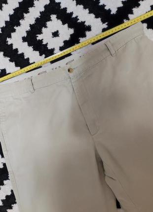 Брюки брюки мужские бежевые легкие прямые широкие повседневные tex, размер 2xl - 3xl7 фото