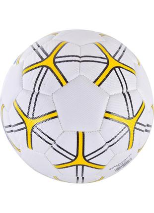 М'яч футбольний bambi fb2233 №5, tpu діаметр 21,3 см жовтий