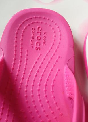 Фирменные вьетнамки crocs р. с8-16,5 см от края до края.5 фото