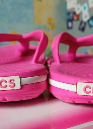 Фирменные вьетнамки crocs р. с8-16,5 см от края до края.2 фото