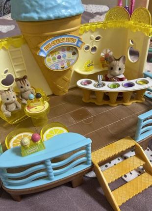 Кафе с мороженым sylvanian families2 фото