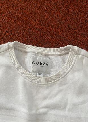 Світшот білий guess розмір л-хл