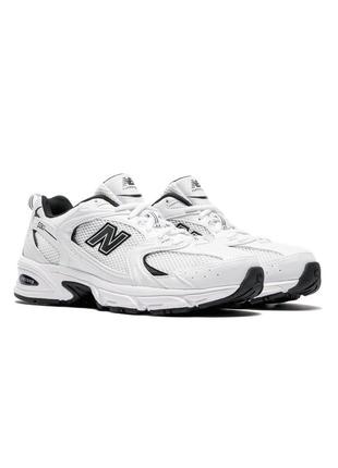 New balance 530 white black, оригинал, mr530ewb