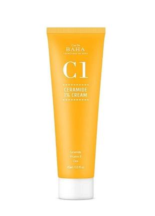 Крем для обличчя з керамідами cos de baha ceramide 1% + niacinamide cream 45 мл