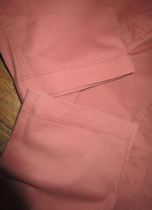 Стильні брюки чіноси колір запорошена троянда4 фото