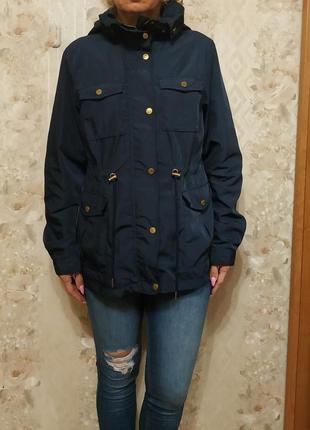 🖤ветровочка курточка куртка темно синий цвет размер м4 фото