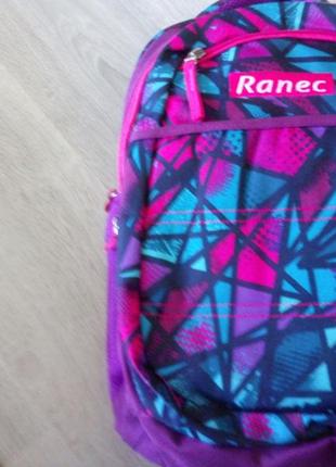 Рюкзак "ranec" 2від.,4карм.,ортопедичний для дівчинки