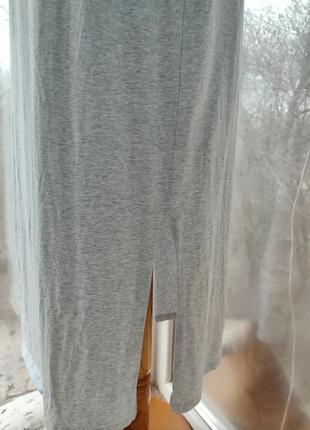 Базовое минималистичное длинное платье-майка hush5 фото