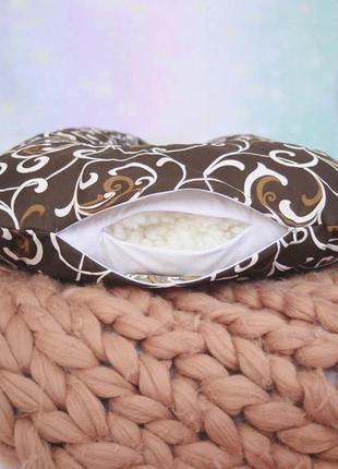 Подушка для вагітних u-подібна зі знімною наволочкою і блискавкою (вензель) 120см