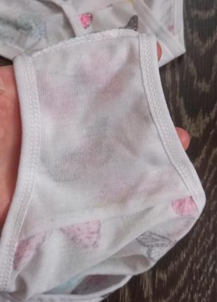 Набор детских трусиков на девочку 2шт.