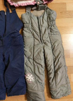 Зимовий комбінезон +штани на дівчинку від 2-3,5 років3 фото