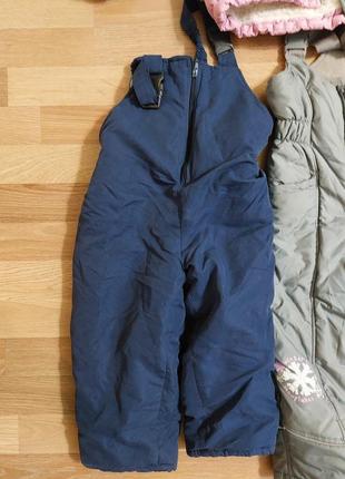 Зимовий комбінезон +штани на дівчинку від 2-3,5 років4 фото