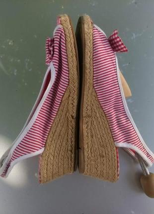 Летние текстильные босоножки, сандалии, открытые туфли graceland  38/39р.4 фото