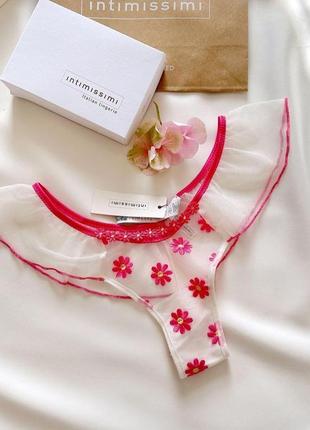 Бразильяно от intimissimi в стиле 80-х sweet like daisies