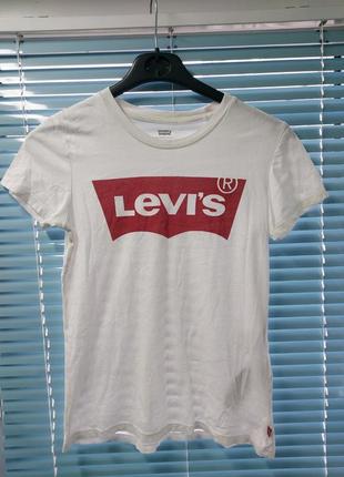 Женская футболка levi's (xxs)1 фото