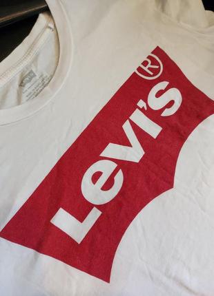 Женская футболка levi's (xxs)3 фото