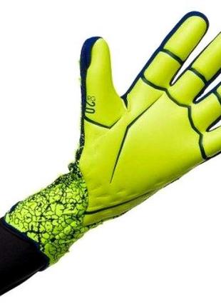 Рукавички футбольні adidas goalkeeper gloves predator воротарські рукавички адідас предатор рукавички дитячі adidas зелені5 фото