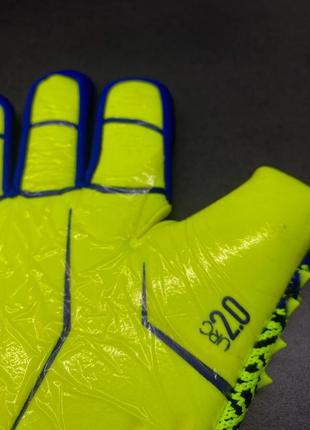 Рукавички футбольні adidas goalkeeper gloves predator воротарські рукавички адідас предатор рукавички дитячі adidas зелені6 фото