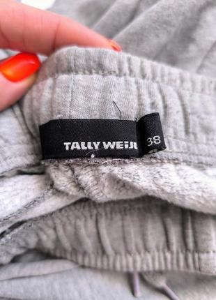 Tally weijl штани спортивні трикотажні світло-сірого кольору7 фото