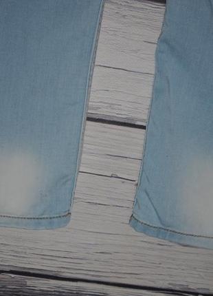 12 - 13 лет 158 см очень классные стильные фирменные джинсы узкачи тертые6 фото