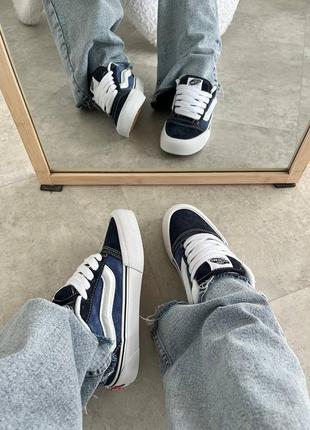 Кросівки vans knu-skool navy white box