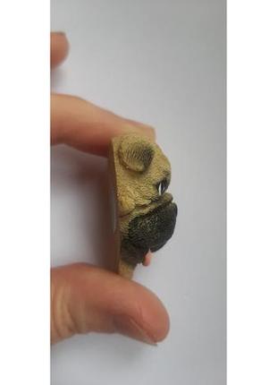 Мопс магнитик на холодильник, сувенирный магнитик с мопсом, магнит на холодильник собака мопс