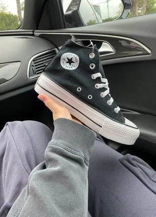 Converse hi lift black