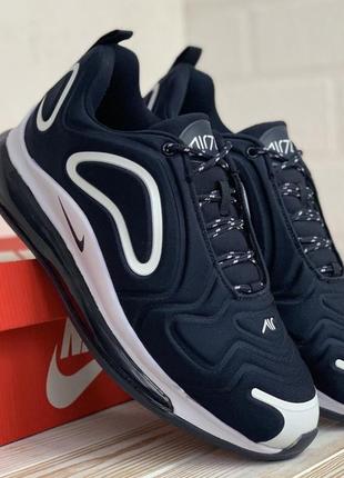 Распродажа! nike air max 720 кроссовки женские синие с белым текстильные легкие весенние летние демисезонные осенние низкие найм аэр макс с баллоном