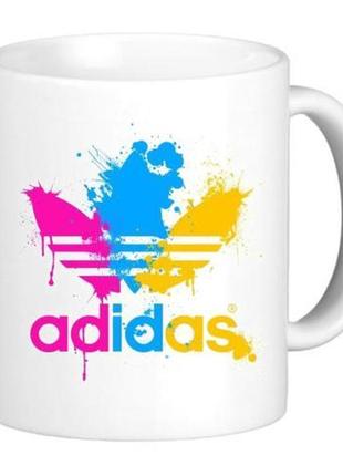 Чашка з логотипом adidas