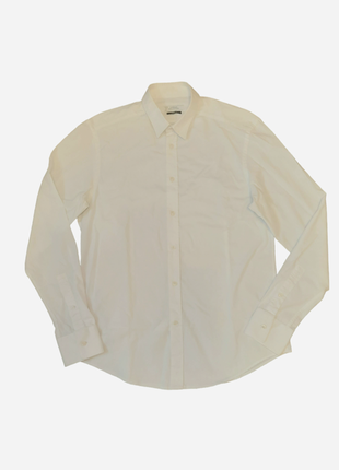 Белая рубашка 100% хлопок versace