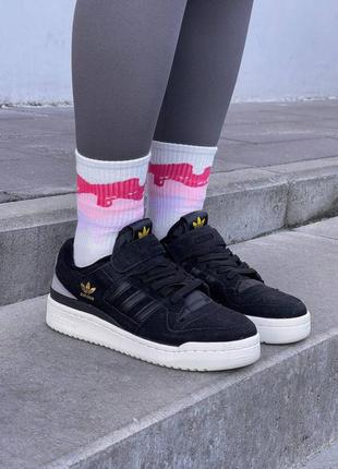 Кросівки adidas forum low 84 ‘black’6 фото