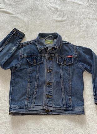 Детская джинсовая куртка пиджак жакет джинсовая2 фото