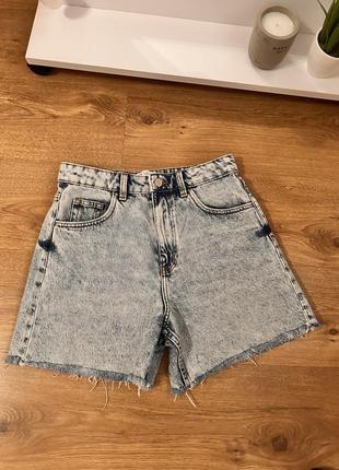 Шорти zara mom fit, 38