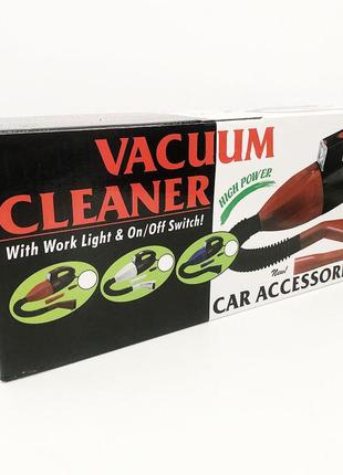 Пылесос для авто car vacuum cleaner, портативный автомобильный пылесос, маленький пылесос для машины2 фото