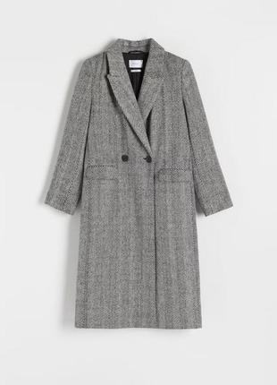 Жіноче довге пальто з високим вмістом вовни преміум якість1 фото