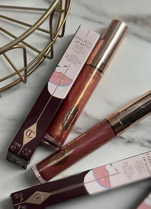 Колагеновий блиск для губ collagen lip bath charlotte tilbury rosy glow, peachy plump
