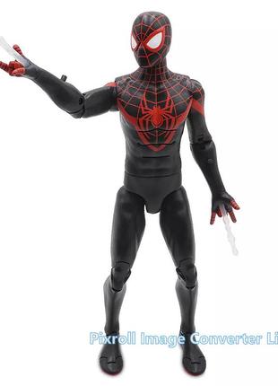 Людина павук (чорний ) інтерактивна іграшка,  disney marvel