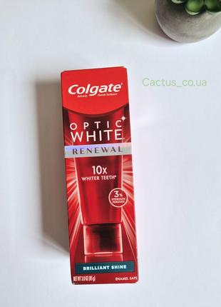 Отбеливающая зубная паста colgate optic white сша8 фото