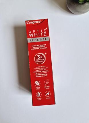 Отбеливающая зубная паста colgate optic white сша9 фото