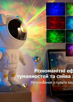 Ночник проектор звездного неба большой космонавт – лазерный светильник проектор астронавт с пультом
