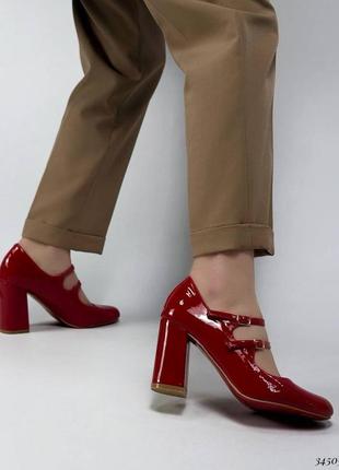 Туфли мэри женские на каблуке6 фото