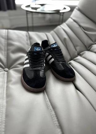 Кросівки adidas samba og black white gum