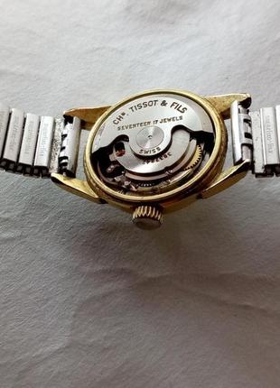 Tissot оригинальные позолоченные женские часы7 фото