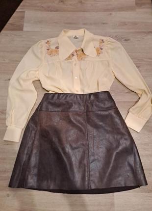 Винтажная блуза  spinney  (vintage 1960s nylon blouse)